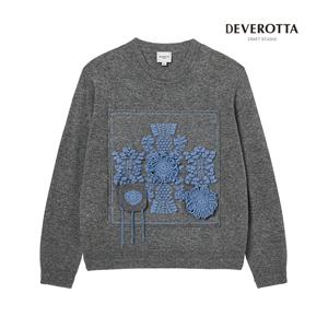 25FW 푼타푸로울100 니트아플리케 풀오버