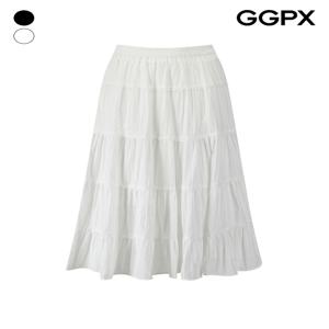 레이스 티어드 스커트 (GQ2SK024F)