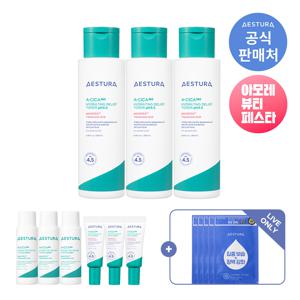 [LIVE]  에이시카365 수분토너 pH4.5 200ml 3입