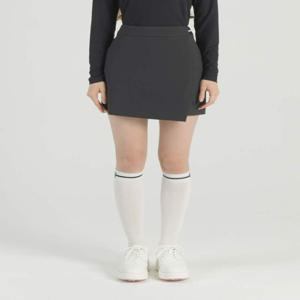 헤지스 골프 여성 [[25SS]] HWSK5A111BK 블랙 여성 봄 H라인 스커트