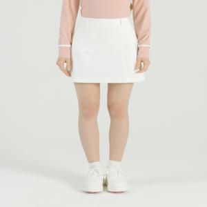 헤지스 골프 여성 [[25SS]] HWSK5A211OW 화이트 여성 A라인 트임 스커트
