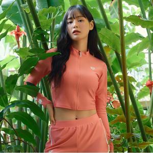 그린웨이브 슬림핏 크롭 집업 래쉬가드 A5BL1PQ03COR