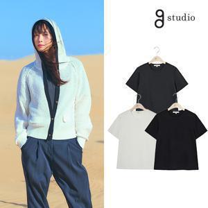 26SS 이집트 GIZA 실크코튼 더블페이스 티셔츠 3종 (페블그레이 패키지)