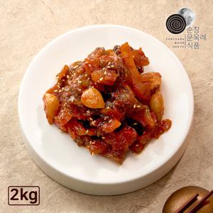 순창문옥례식품 고추장 모듬장아찌 2kg 밀폐용기 100%국내산