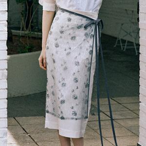 스팽글 랩스커트