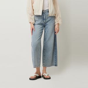 [최초가 298000] 절개 워싱 앵클 와이드 데님 팬츠_SADP42531BL