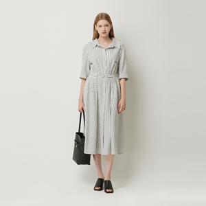[최초가 378000] 플로라 스트라이프 셔츠 원피스_SAOP01541WH