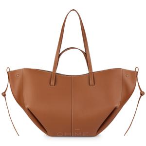 폴렌느 토트백 CYME 심 카멜