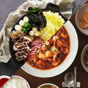 채선당 샤브샤브 밀키트 2인분+매콤쫄깃 쭈꾸미볶음 620g