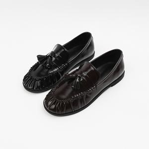 신난다슈 여성 태슬 로퍼 단화 플랫 슈즈 구두 모카신 발편한 낮은굽 AG25519