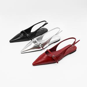 신난다슈 여성 구두 슬링백 힐 1cm 여자 스틸레토 플랫 펌프스 뮬 샌들LO264931