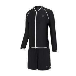 [아레나] 웨이비 레귤러핏 집업 래쉬가드 세트A6BM1PC01BLK