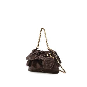 아떼 바네사브루노 액세사리 [[26SS]] AABA6E700W2 [FRILL]브라운 듀프스킨 미니크로스 S