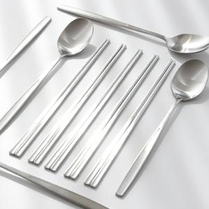 [롯데백화점]리한 씨엘 샤틴 5인 수저세트 (5벌) 고급 스테인리스 18-10