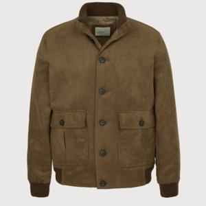 [롯데백화점][트레몰로]남성스웨이드블루종점퍼TRHCL5F8451