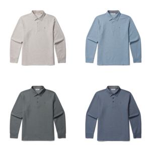 [롯데백화점]멜란지 원사 에센셜 와플 카라 티셔츠 ZBG1TT1201