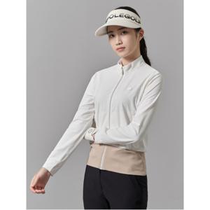 여성 트리코트 집업 티셔츠  화이트 (BJ5441NA21)