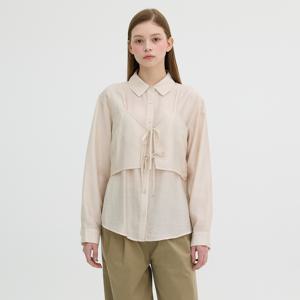 [정가129,000]뷔스띠에 셋업 시어 셔츠 OH5SB2860