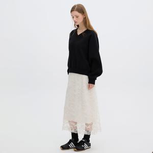 [정가159,000]세미 A라인 레이스 스커트 OH5XS9850