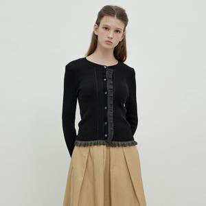 [정가259,000]오간자 프릴 포인트 가디건 OK5AD8260