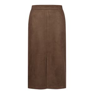 앞트임 스웨이드 스커트_DW4WS139