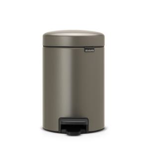 페달휴지통 뉴아이콘 3리터 - 플래티넘