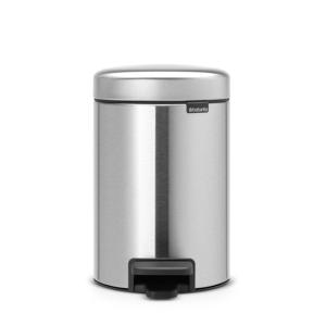 페달휴지통 뉴아이콘 3리터 - 지문방지코팅 매트스틸