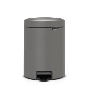 페달휴지통 뉴아이콘 5리터 - 미네랄 콘크리트그레이