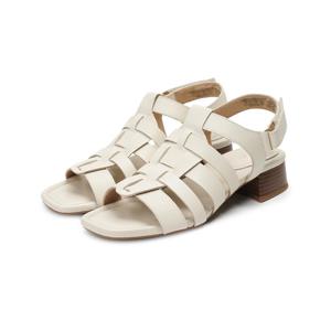 여성 티슬리 우븐 샌들 라이트 베이지 CJ4868