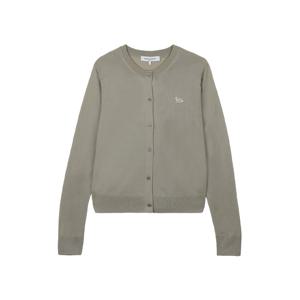 여성 베이비 폭스 파인 메리노 레귤러 가디건 티 리프 MW00507KT1181-0450