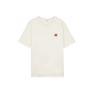 남성 폭스 헤드 레귤러 티셔츠 노블 베이지 PM00107KJ7026-0063
