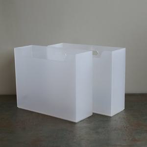 실리쿡 수납 홀더 박스 반투명 1+1