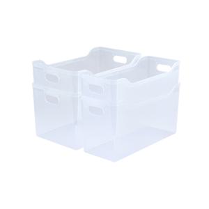 하프트레이 소 2개+대 2개  냉장고정리트레이 / 펜트리수납함