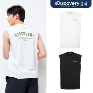 프레시벤트 남성 백레터링 슬리브리스 2종 택1