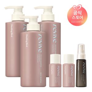 [CJ단독]리바이브 단백질 샴푸 500ml x3 [사은]노워시트리트먼트데미지리페어32ml+비어피디알엔탈모샴푸30ml*2