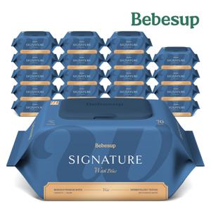 시그니처 위드블루 70매 캡 20팩 아기물티슈 베스트셀러