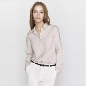 [롯데백화점]여성 봄 가을 간절기 기본 옥스포드 면/폴리 긴팔 면 남방 셔츠 346502