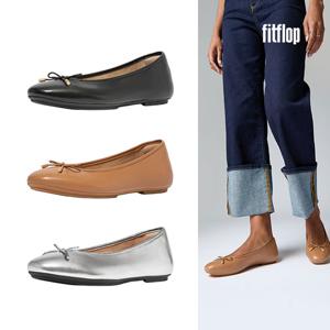 [공식][26SS] 델리카토 여성 리본 소프트 레더 발레리나 플랫슈즈 3종택일