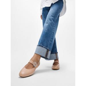 [FITFLOP] [삼성물산공식] [델리카토] 여성 크리스탈 버클 레더 메리제인  클래식 베이지 (FT59K2M04A)