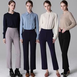 [최초가 38,000] 쫀쫀 데일리 세미플레어 밴딩 팬츠(4종택일)