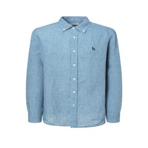 남성 [[25SS]] HZSH5B302B1 인디고 블루 린넨 셔츠