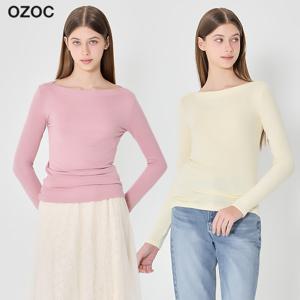 베이직 보트넥 티셔츠