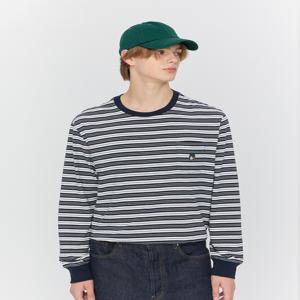 [[25FW]] SPTS5F902N2 [시즌오프][HAZZYS PHIZ] 네이비 스트라이프 롱슬리브