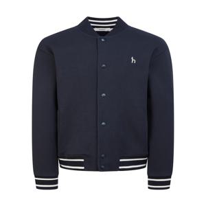 남성 [[25SS]] WHTS5A310N2 [스테디셀러] 네이비 라인배색 면혼방 바시티자켓