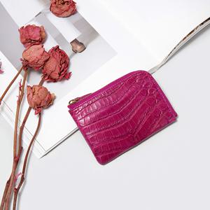 악어지갑 오즈 (Oz) 악어가죽 동전 지퍼 반지갑