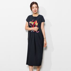 [최초가 219000원] 원포인트 박시 드레스 (CHMODF07) 블랙