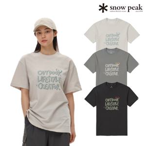 냉감 여성 롱 반팔 티 S24MWFTS73