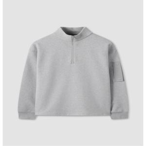 남성 하프집업 맨투맨 SET-UP TLTBS25401MML