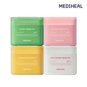 [CJ단독]  BEST 더마 토너패드 4종 콰트로세트 (티트리/콜라겐/비타/피토엔자임 총 400매)