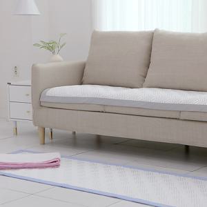 미로틱 스퀘어 핀쿨 냉감 쇼파패드 [3인/4인]